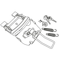 Shad SH46 Replacement Locking Mechanism - D1B46MAR