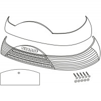 Shad SH46 Replacement Red Reflectors - D1B465CAR