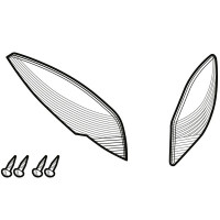 Shad SH48 Replacement Reflectors (Clear) - D1B48CAR