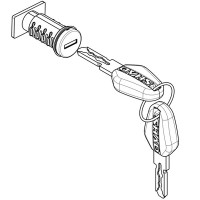 Shad Top Box Lock & Key System Terra - D1TRBO1R