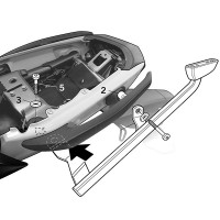 Shad Top Box Fitting Kit K0ER62ST - Kawasaki ER-6n