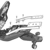 Shad Top Box Fitting Kit Y0XJ69ST - Yamaha XJ6 F Diversion