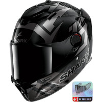 Shark Spartan GT Pro - Zarco Track Racer Black / Anthracite / White / Carbon