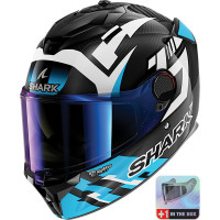 Shark Spartan GT Pro - Zarco Track Racer Carbon / White / Blue