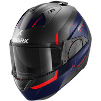 Shark Evo ES - Kryd Anthracite / Blue / Red