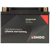 Shido High Power Lithium Motorcycle Battery - LTX20 Q HP LION