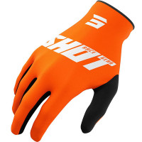 Shot Youth Raw Textile Gloves - Burst Orange