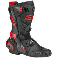 Sidi Rex Air CE Boots - Black / Red