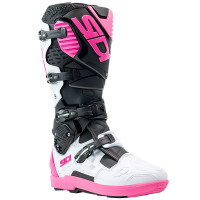 Sidi Crossfire 3 SRS Boots - Black / White / Pink