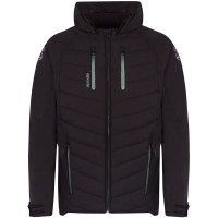 Spada Tino Quilted CE Textile Jacket - Black