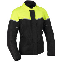 Oxford Spartan Ladies Long Waterproof Jacket - Black / Fluo