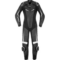 Spidi Ladies Track Perforated Pro Leather 1 Piece Suit - Black / White