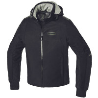 Spidi Hoodie Armour H2Out Textile Jacket - Black