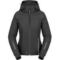 Spidi Ladies Hoodie II H2Out Waterproof Textile Jacket - Black