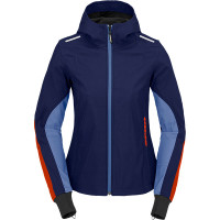 Spidi Ladies Hoodie Armour Light CE Textile Jacket - Navy / Red