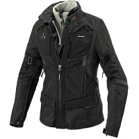 Spidi Ladies 4Season Evo CE Textile Jacket - Black / Dark Green