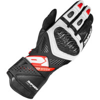 Spidi Carbo Fit Leather CE Gloves - Black / White / Red