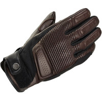 Spidi Clubber Leather Gloves - Dark Brown