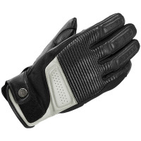 Spidi Clubber Leather Gloves - Black / Ice