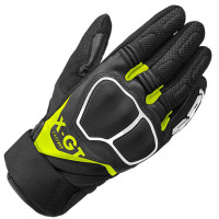 Spidi X-GT Leather Gloves - Black / Fluo Yellow