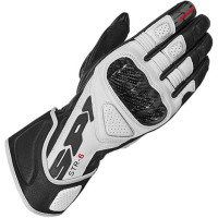 Spidi STR-6 Leather Gloves - Black / White