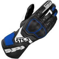 Spidi STS-R3 Leather Gloves - Black / Blue / White