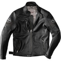 Spidi Clubber Leather Jacket - Black