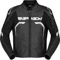 Spidi Evorider 3 Leather Jacket - Black / White