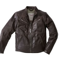 Spidi Garage Leather Jacket - Brown