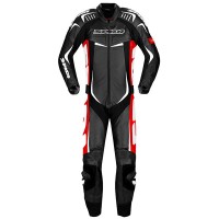 Spidi Track Wind Pro 1 Piece Suit - Black / Red / White