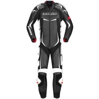 Spidi Track Wind Pro 1 Piece Suit - Black / White