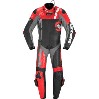 Spidi DP Progressive Perforated Pro 1 Piece Suit - Black / Red / White / Grey