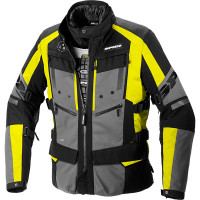 Spidi 4 Season Evo H2Out Textile Jacket - Black / Grey / Fluo Yellow