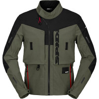 Spidi Frontier Water-repellent Textile Jacket - Black / Military Green