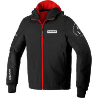 Spidi Hoodie Armour Evo CE Jacket - Black / Red