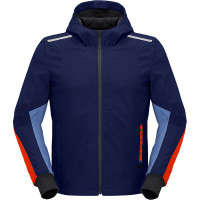 Spidi Hoodie Armour Light CE Textile Jacket - Navy / Red