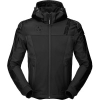 Spidi Hoodie Warrior Textile Jacket - Black