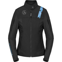 Spidi Ladies Corsa Textile Jacket - Black / Light Blue