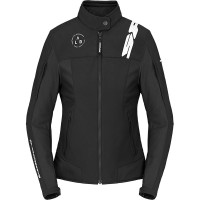 Spidi Ladies Corsa Textile Jacket - Black / White