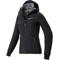 Spidi Ladies Hoodie Armour Textile Jacket - Black