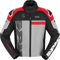 Spidi Progressive Net H2Out Textile Jacket - Black / Grey / Red