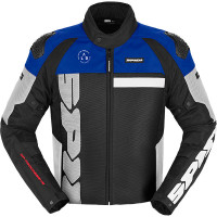 Spidi Progressive Net Windout Textile Jacket - Black / White / Blue