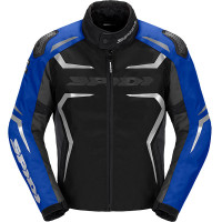 Spidi Race-Evo H2Out Textile Jacket - Black / Blue / Silver