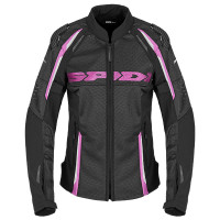 Spidi Race Warrior 2 Net Ladies Textile Jacket - Black / Fuchsia