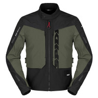 Spidi Terran Textile Jacket - Black / Military Green