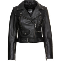 Spirit Motors Ladies Bad Bonnie Leather Jacket - Black