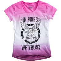 Spirit Motors Ladies Trust In Dreams T-Shirt - Pink / White