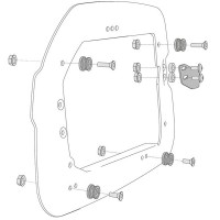 SW Motech Carrier Adapter Kit - TRAX Side Cases To Quick-Lock Side Carrier