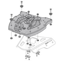 SW Motech Alu-Rack Adapter Kit - Trax Top Case