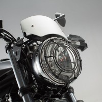 SW Motech Black Headlight Guard - Suzuki SV650 ABS (15-)